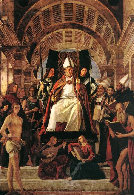 Altarpiece of St Ambrose er, VIVARINI, family of painters